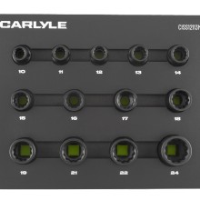 13PC 1/2DR 12PT STND IMP 10 T 24MM CARLYLE HAND TOOLS CISS12113M