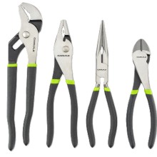 4 pc plier set Pliers and Snips Tools & Maintenance
