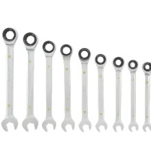 12 PC Metric 12 PT 180P Ratcheting Combination Wrench Set Ratchet Spanners Tools & Maintenance