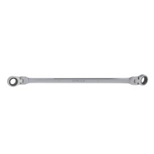 12 PT 12mm x 14mm 72 Tooth Extended Box Ratcheting Flex Double Box Wrench