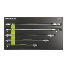 5 PC Metric 12 PT 72 Tooth Extended Box Ratcheting Flex Long Double Box Wrench Set