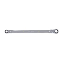 12 PT 8mm x 10mm 72 Tooth Extended Box Ratcheting Flex Double Box Wrench