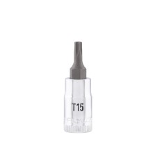 1 4DR TORX T15 BIT SOCKET Socket Torx
