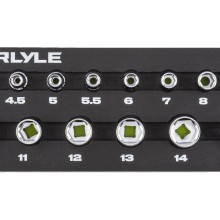 14pc 1 4 Drive 6 point socket set 4mm to 15mm Socket Sets