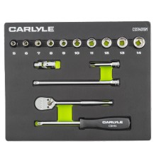 15pc 1 4 Drive 6 point socket set 5mm to14mm Socket Sets