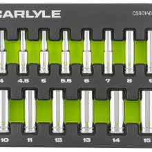 14pc 1 4 Drive 6 point deep socket set 4mm to 15mm Socket Sets