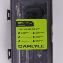 15 Piece Thread Repair Kit M12x1.75mm CARLYLE HAND TOOLS CTRKM12X175