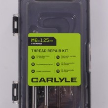 25 Piece Thread Repair Kit M8 X 1.25mm CARLYLE HAND TOOLS CTRKM8X125