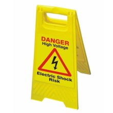 Hazard Floor Sign High Voltage (Hazard Signs)