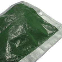 Tarpaulin Green Silver 5.4m x 3.6m