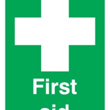 First Aid Sign Rigid Polypropylene (Safe Condition Signs)