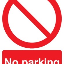No Parking Sign Rigid Polypropylene (Prohibition Signs)