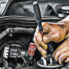 ProTect Orange HD Nitrile Gloves Size L Tools & Maintenance