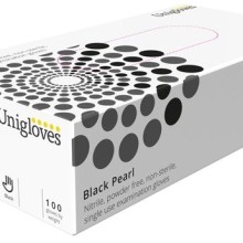Black Pearl Nitrile Powder Free Gloves (Nitrile Gloves) Size M