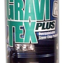Gravitex Stonechip Protector Sprayable Paint Black 1 Litre Stone Chip Paint