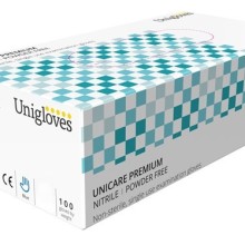 Premium Nitrile Powder Free Gloves (Nitrile Gloves) Size M