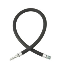 Anti Whip Hose 0.6m of 13mm i d Hose 100 Series Adaptor & R 1 2 Male End Fitting (Hose Connectors)