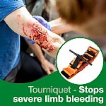 Evolution Plus Critical Injury Bleed Control Kit (Medium) SAFETY FIRST Tools & Maintenance