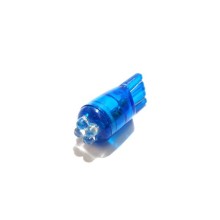 12V W2.1X9.5D 4 LED Bulb (LED Bulbs) Colour Yellow
