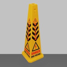 High Voltage Warning Bollard (Barriers)