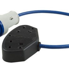 UK Twin Trailing Socket (Electrical Connector)