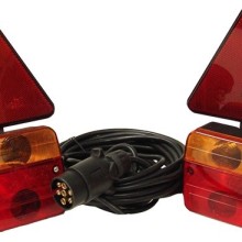 Trailer Lighting Unit inc Triangles Magnetic 6m Cable (Trailer Lighting Boards)