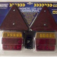 12V LED Magnetic Trailer Lighting Pod 10m Cable Tools & Maintenance