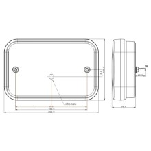 MP8640BL Fristom 12V Rectangular LED Combination Lamp LH MAYPOLE MP864 Tools & Maintenance