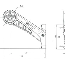 MP8711BL WAS 10-30V LED Left Hand 45Â° Outline Marker Lamp MAYPOLE MP8 Tools & Maintenance