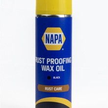 NAPA Rust Proofing Wax Oil Aerosol Black Rust Treatments