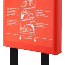 Fire Blanket in Hard Case (Fire Blankets) Type 1m x 1m