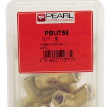 Brake Pipe Tube Nuts 3 Way Connectors Pack Of 5