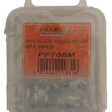 Fuses Mini Blade Pack Of 50 (Mini Blade Fuses) Amps 25A Tools & Maintenance