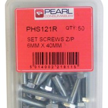 Set Screws M6 x 40mm Pack of 50 (Set Screws Metric) Tools & Maintenance