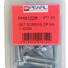 Set Screws M8 x 40mm Pack of 25 (Set Screws Metric) Tools & Maintenance