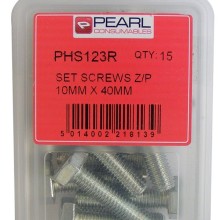 Set Screws M10 x 40mm Pack of 15 (Set Screws Metric) Tools & Maintenance