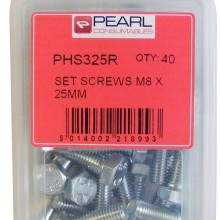 Set Screws M8 x 25mm Pack of 40 (Set Screws Metric) Tools & Maintenance