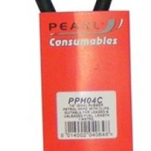 Pearl Rubber Fuel Hose & Clips 1m (Fuel Hose Clips) Size 1 4