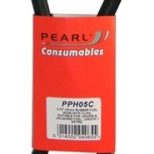 Pearl Rubber Fuel Hose & Clips 1m (Fuel Hose Clips) Size 5 16
