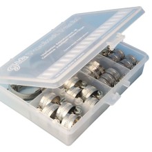 Assorted M S Hose Clips Box of 32 (Standard Hose Clips) Tools & Maintenance