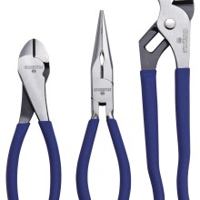 3 Pc Professional Plier Set (Pliers) Tools & Maintenance