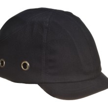 Short Peak Bump Cap (Bump Caps) Colour Black
