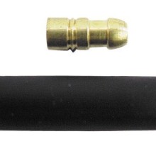 Wiring Connectors Black Bullet Pack of 2 (Elec. Connectors Misc) Type Single Bullet Connector