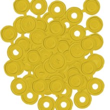 Number Plate Plastic Caps (Domes & Cups) Colour Yellow