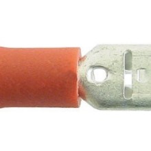 Wiring Connectors Red Female Slide On 5mm Pack of 4 (Red Pre Insulated Terminals)