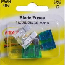 Fuses Standard Blade Assorted Pack Of 4 (15A 20A 25A 30A)