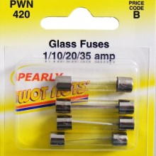 Fuses Assorted Glass Pack Of 4 (Glass Fuses)