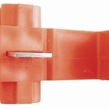 Wiring Connectors Red Self Stripping Tab (Red Pre Insulated Terminals) Pack Qty Pack of 2
