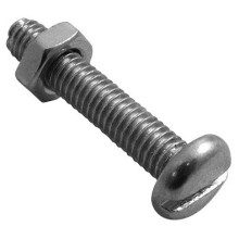 Screws & Nuts Machine Type Metric Pack of 2 (Screws&Nuts Metric) Length 25mm