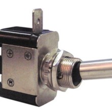 Heavy Duty On Off Metal Toggle Switch Illuminated (Switches) Colour Amber